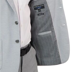 Report Collection Men's Light Gray Blazer